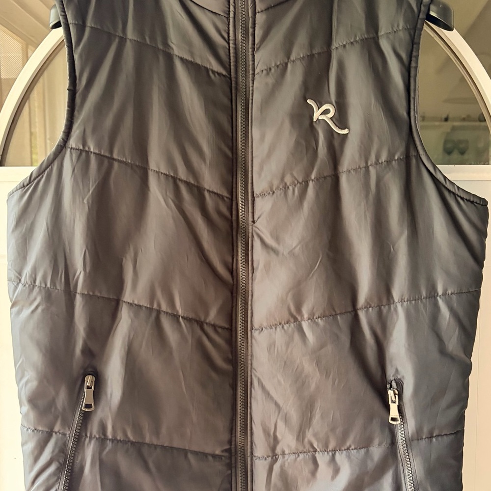 Men's Black Quilted Vest